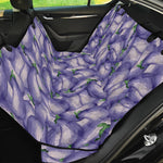 Watercolor Eggplant Print Pet Car Back Seat Cover