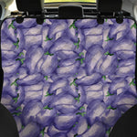 Watercolor Eggplant Print Pet Car Back Seat Cover