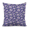 Watercolor Eggplant Print Pillow Cover