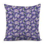 Watercolor Eggplant Print Pillow Cover