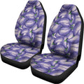 Watercolor Eggplant Print Universal Fit Car Seat Covers