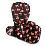 Watercolor Flamingo Pattern Print Boxing Gloves