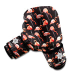 Watercolor Flamingo Pattern Print Boxing Gloves