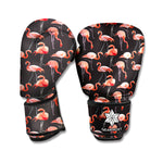 Watercolor Flamingo Pattern Print Boxing Gloves