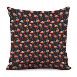 Watercolor Flamingo Pattern Print Pillow Cover