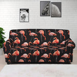 Watercolor Flamingo Pattern Print Sofa Cover