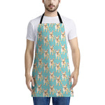 Watercolor French Bulldog Puppy Print Apron