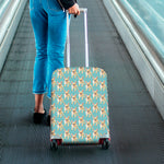 Watercolor French Bulldog Puppy Print Luggage Cover