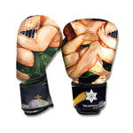 Watercolor Gemini Zodiac Sign Print Boxing Gloves