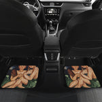 Watercolor Gemini Zodiac Sign Print Front and Back Car Floor Mats