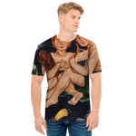 Watercolor Gemini Zodiac Sign Print Men's T-Shirt