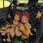 Watercolor Gemini Zodiac Sign Print Pet Car Back Seat Cover