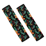 Watercolor Gingerbread Pattern Print Car Seat Belt Covers