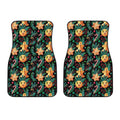 Watercolor Gingerbread Pattern Print Front Car Floor Mats