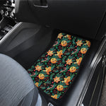 Watercolor Gingerbread Pattern Print Front Car Floor Mats