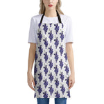 Watercolor Grape Pattern Print Apron