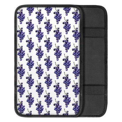 Watercolor Grape Pattern Print Car Center Console Cover