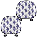 Watercolor Grape Pattern Print Car Headrest Covers