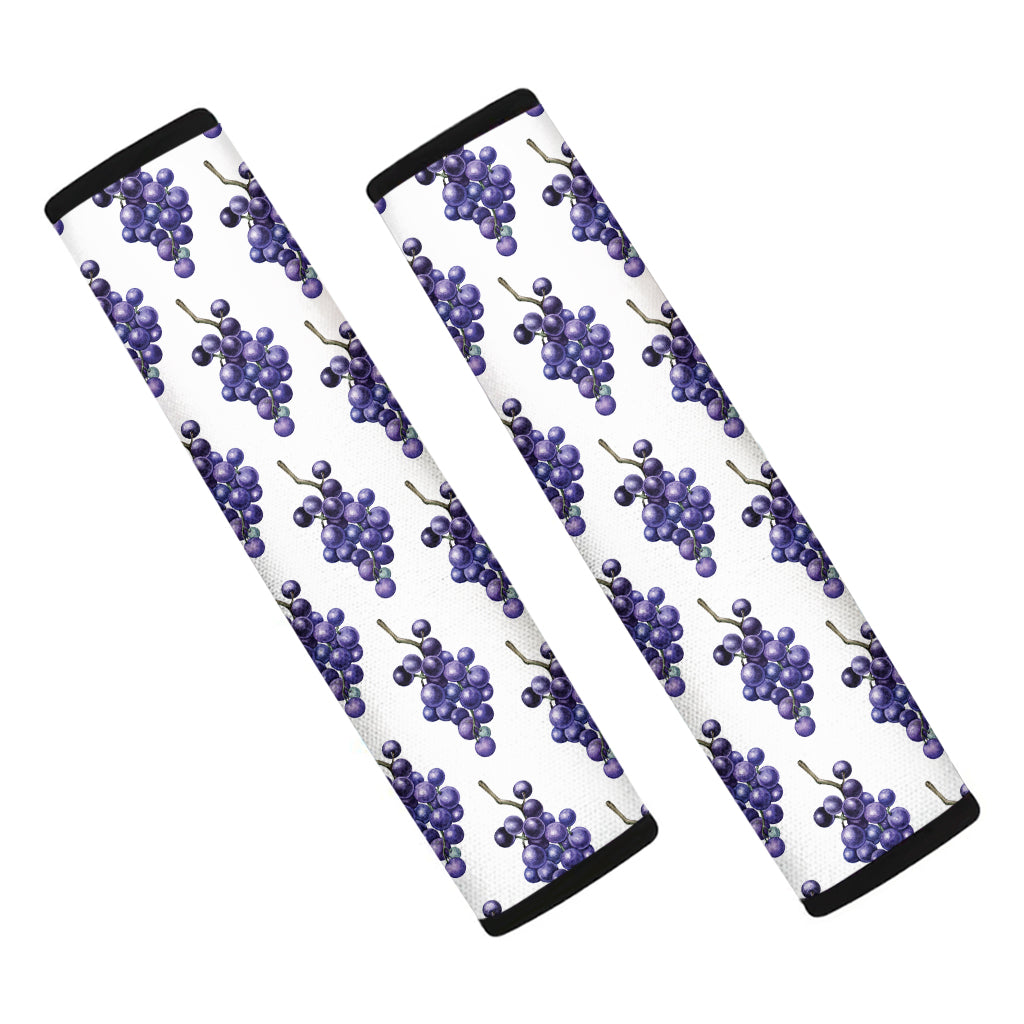 Watercolor Grape Pattern Print Car Seat Belt Covers