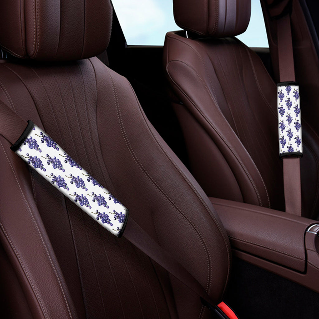 Watercolor Grape Pattern Print Car Seat Belt Covers