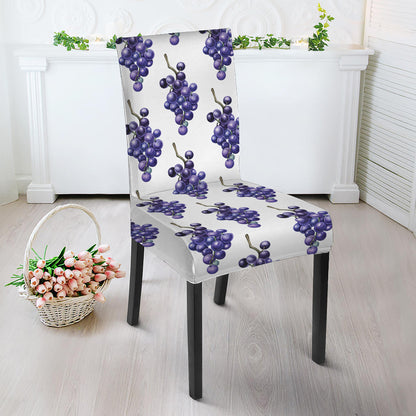 Watercolor Grape Pattern Print Dining Chair Slipcover