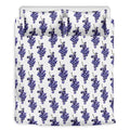 Watercolor Grape Pattern Print Duvet Cover Bedding Set