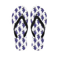 Watercolor Grape Pattern Print Flip Flops