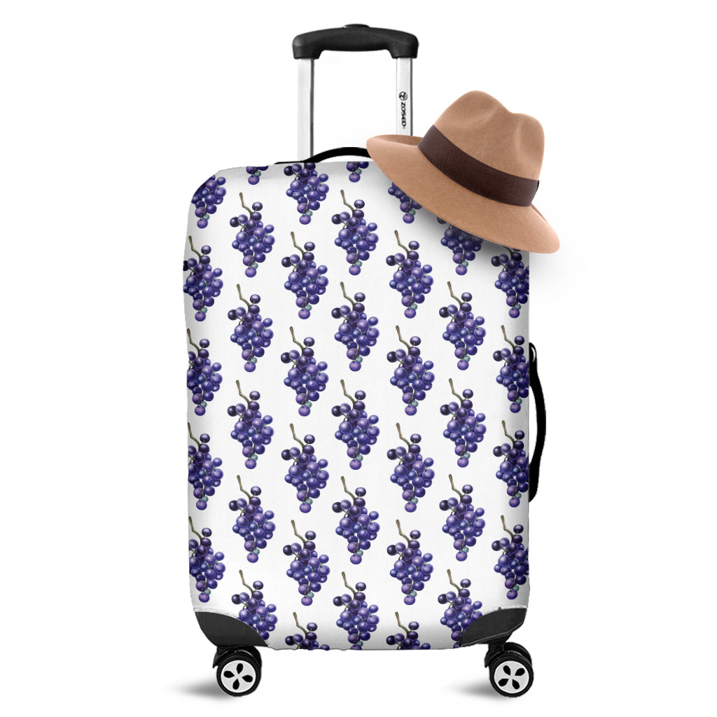 Watercolor Grape Pattern Print Luggage Cover