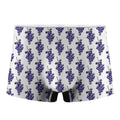 Watercolor Grape Pattern Print Men's Boxer Briefs