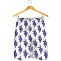 Watercolor Grape Pattern Print Men's Shorts
