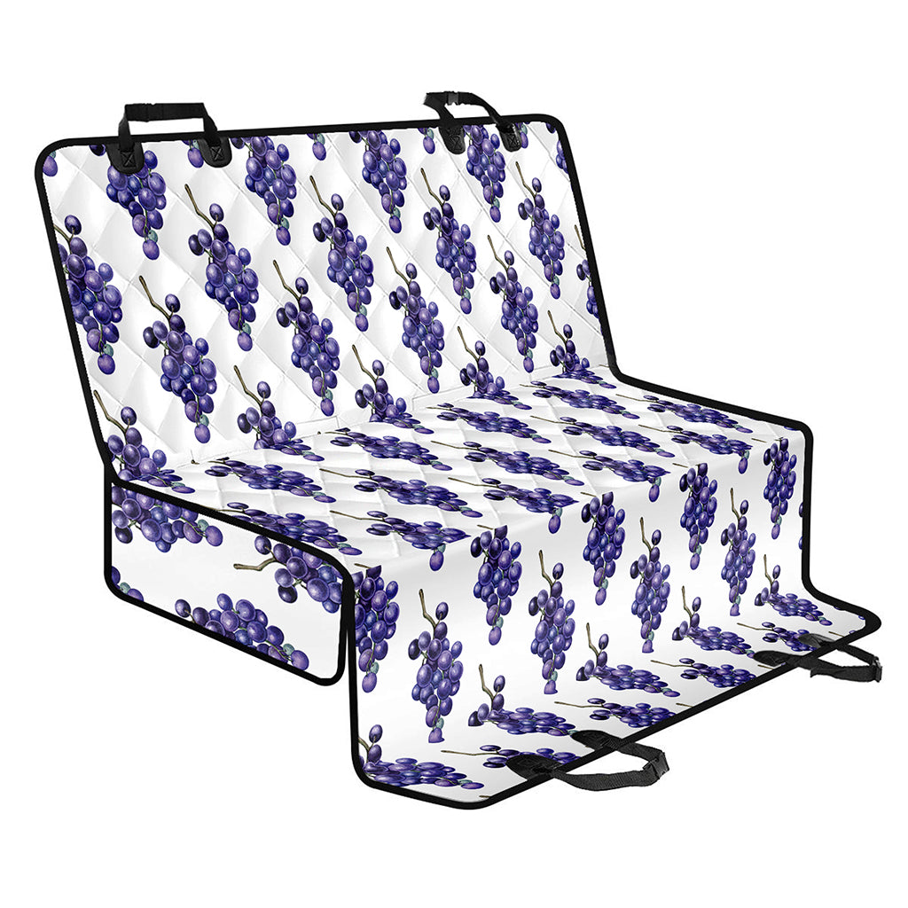 Watercolor Grape Pattern Print Pet Car Back Seat Cover