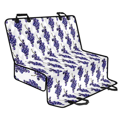 Watercolor Grape Pattern Print Pet Car Back Seat Cover
