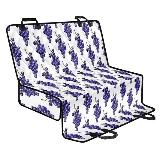 Watercolor Grape Pattern Print Pet Car Back Seat Cover