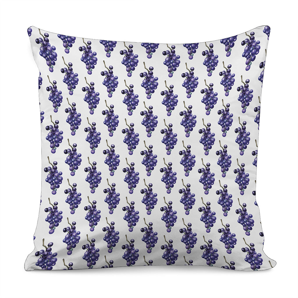 Watercolor Grape Pattern Print Pillow Cover