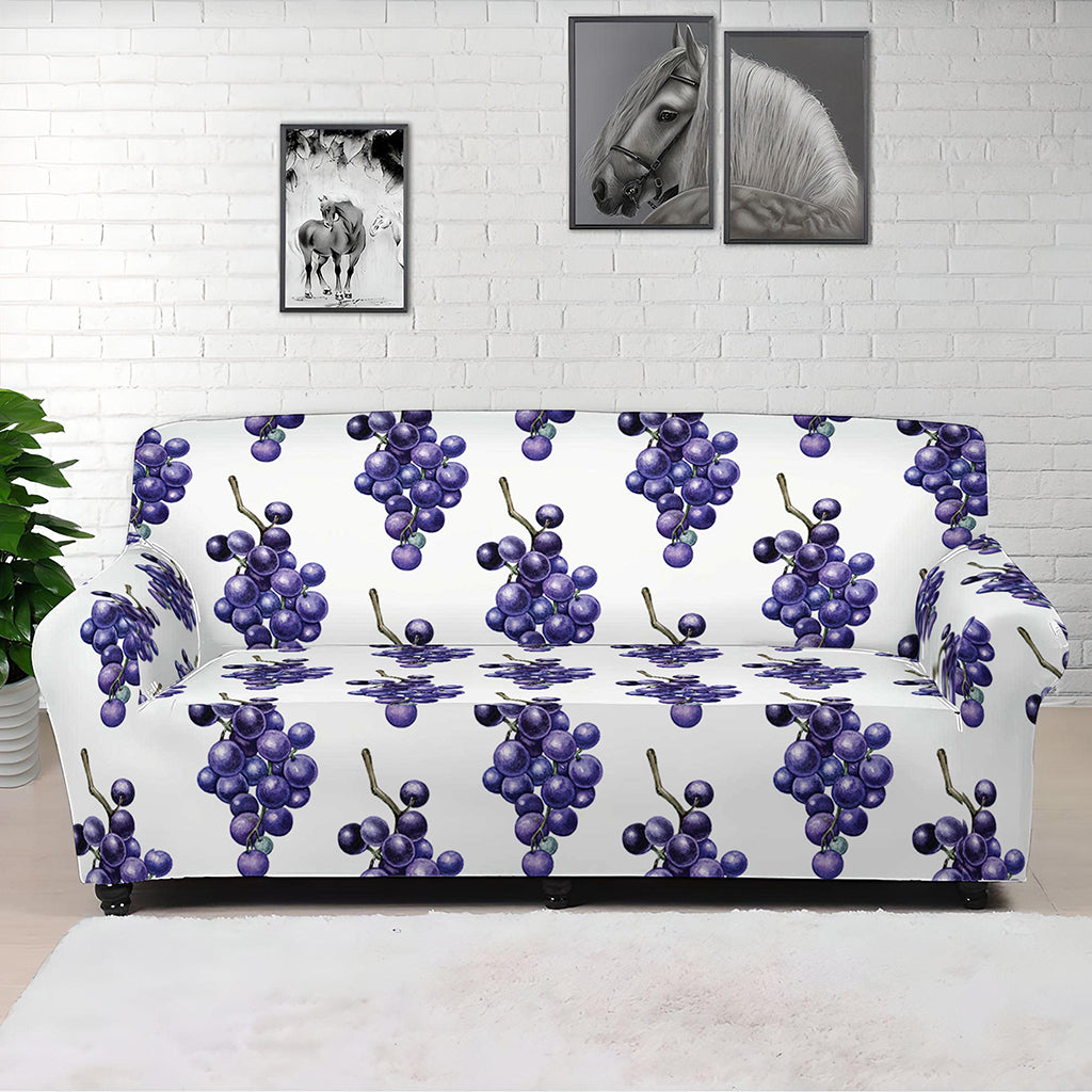 Watercolor Grape Pattern Print Sofa Cover