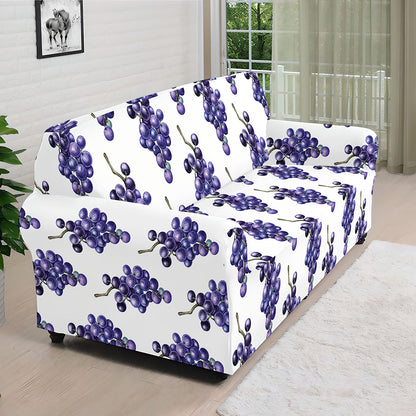 Watercolor Grape Pattern Print Sofa Cover