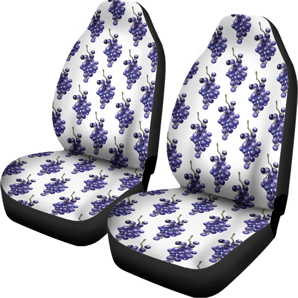 Watercolor Grape Pattern Print Universal Fit Car Seat Covers