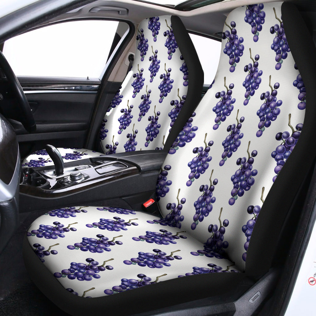 Watercolor Grape Pattern Print Universal Fit Car Seat Covers