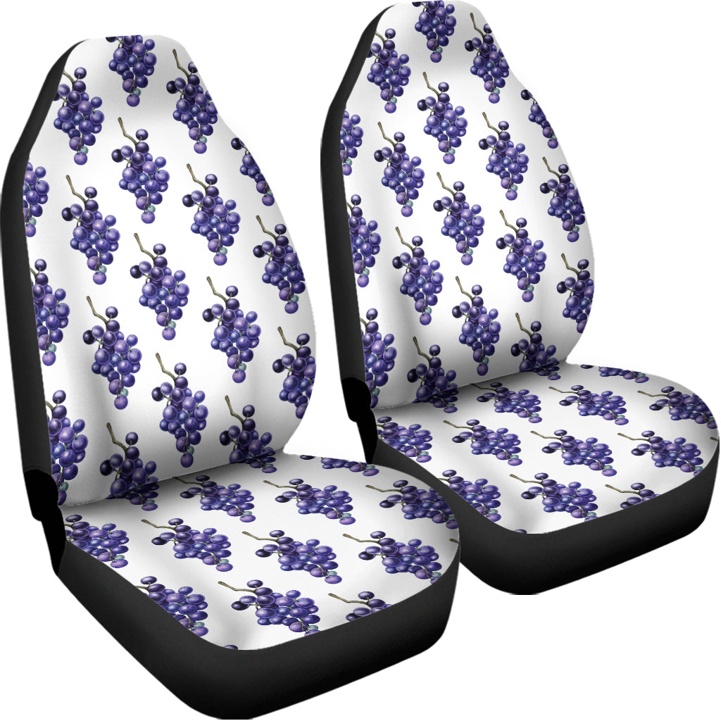 Watercolor Grape Pattern Print Universal Fit Car Seat Covers