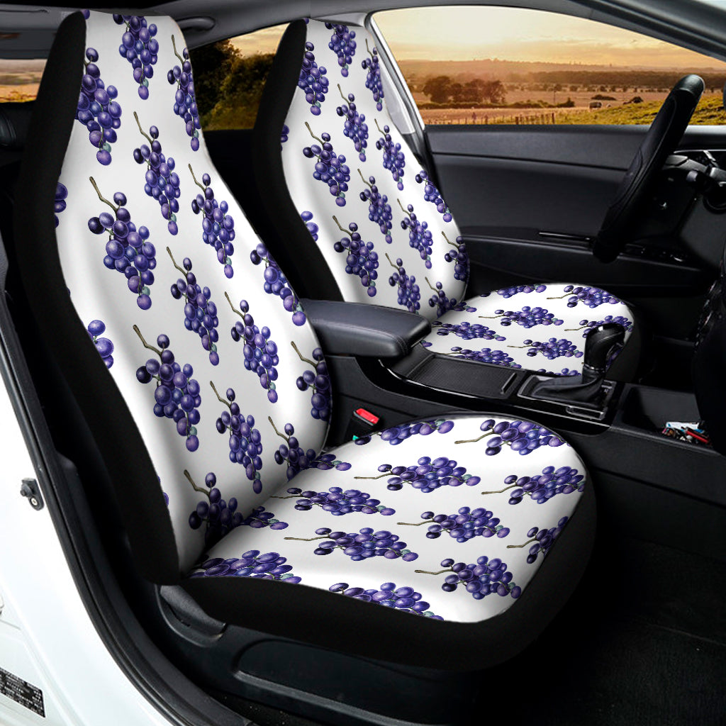 Watercolor Grape Pattern Print Universal Fit Car Seat Covers