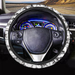 Watercolor Horse Pattern Print Car Steering Wheel Cover