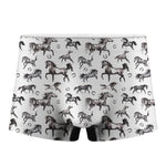 Watercolor Horse Pattern Print Men's Boxer Briefs