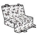 Watercolor Horse Pattern Print Pet Car Back Seat Cover