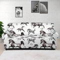 Watercolor Horse Pattern Print Sofa Cover
