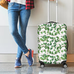 Watercolor Ivy Leaf Pattern Print Luggage Cover