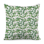 Watercolor Ivy Leaf Pattern Print Pillow Cover