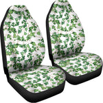 Watercolor Ivy Leaf Pattern Print Universal Fit Car Seat Covers
