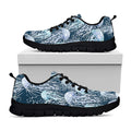 Watercolor Jellyfish Pattern Print Black Running Shoes