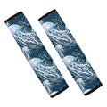 Watercolor Jellyfish Pattern Print Car Seat Belt Covers