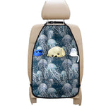 Watercolor Jellyfish Pattern Print Car Seat Organizers
